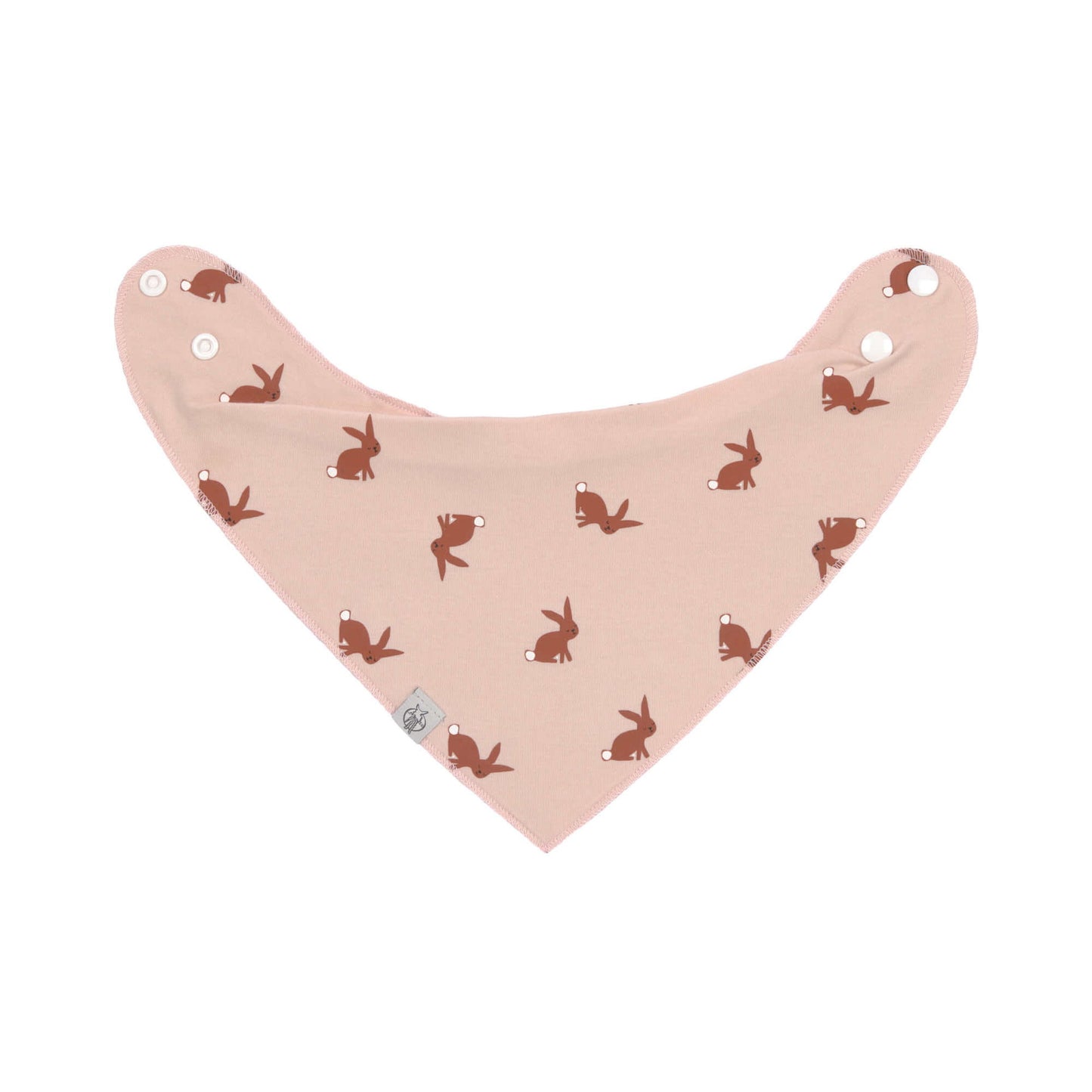Lässig Dreieckstuch Baby (2 Stk) Bandana, Little Forest Hase Rückansicht