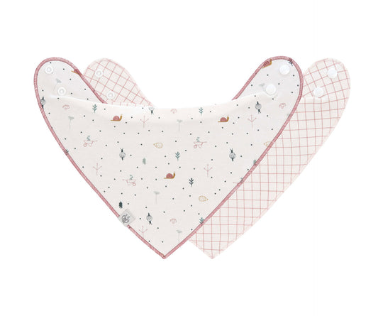 Dreieckstuch Baby (2 Stk) Bandana, Garden Explorer Schnecke