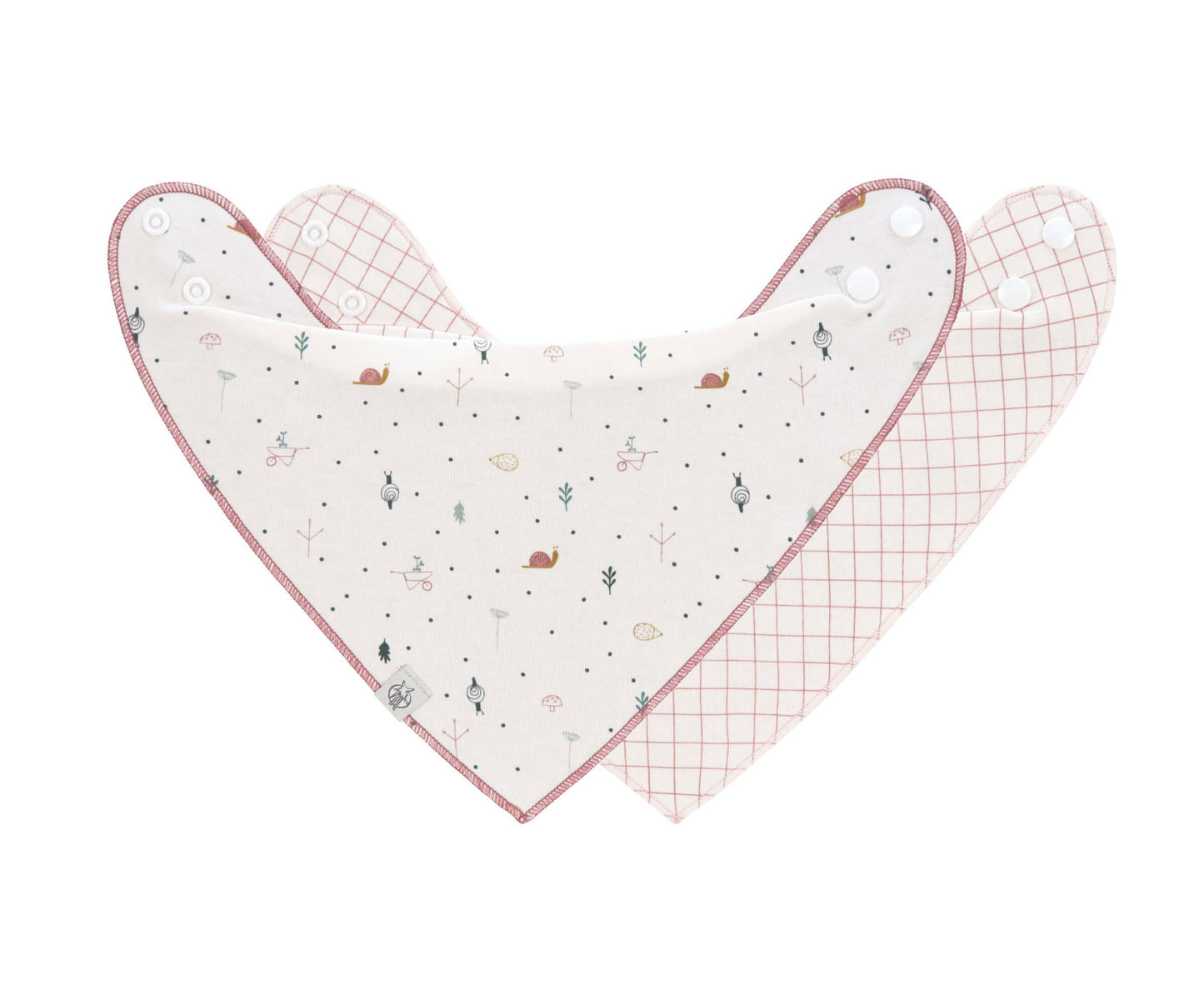 Dreieckstuch Baby (2 Stk) Bandana, Garden Explorer Schnecke