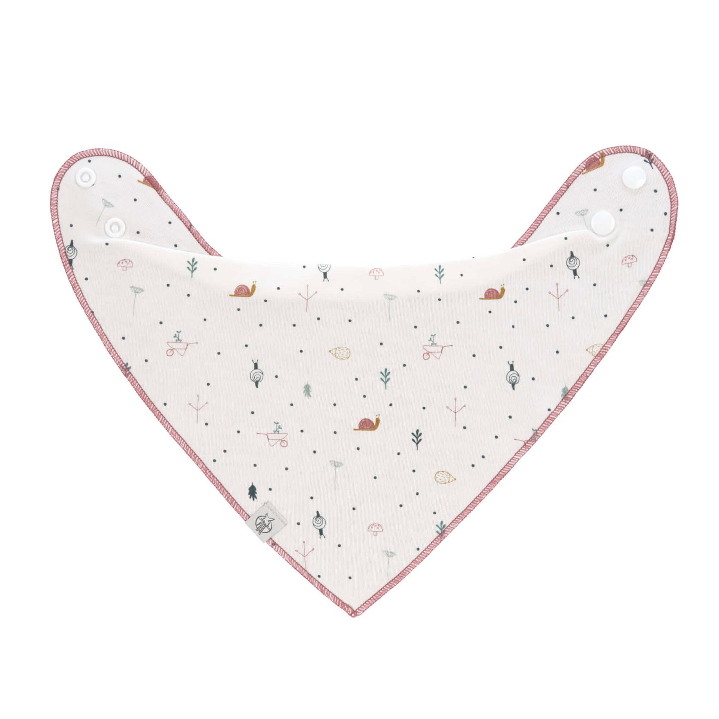 Lässig Dreieckstuch Baby (2 Stk) Bandana, Garden Explorer Schnecke Detailansicht