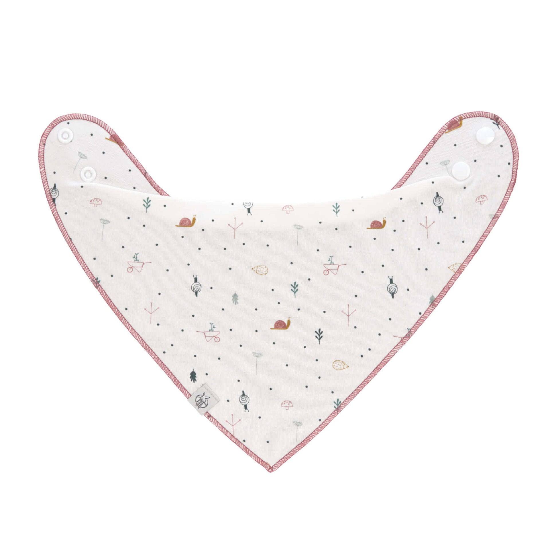 Lässig Dreieckstuch Baby (2 Stk) Bandana, Garden Explorer Schnecke Detailansicht