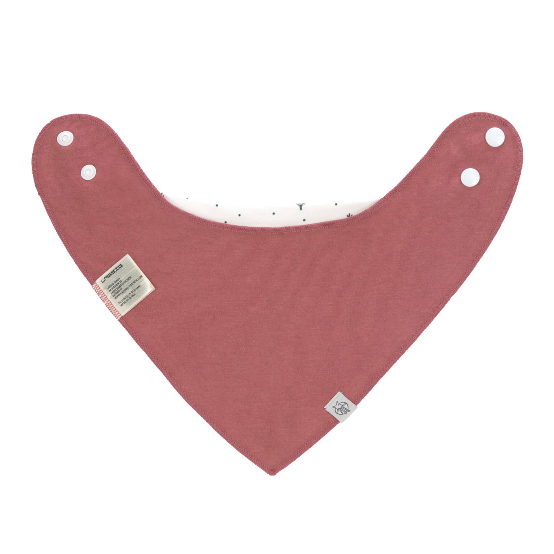 Lässig Dreieckstuch Baby (2 Stk) Bandana, Garden Explorer Schnecke Rückansicht