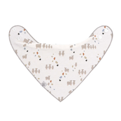 Lässig Dreieckstuch Baby (2 Stk) Bandana, Tiny Farmer Schaf Detailansicht