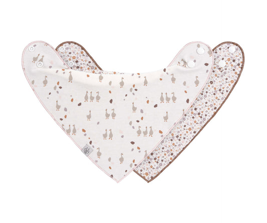 Dreieckstuch Baby (2 Stk) Bandana, Tiny Farmer Gans