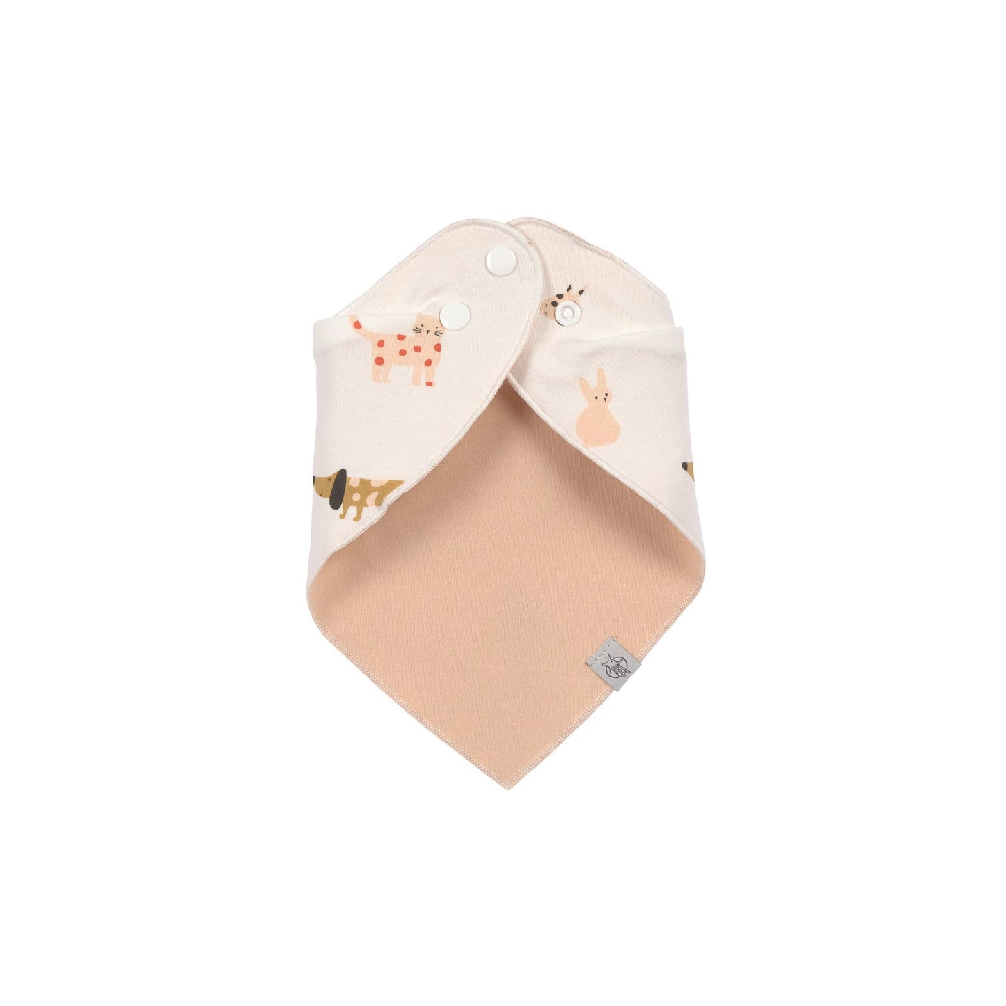 Lässig Dreieckstuch Baby (2 Stk) Bandana, Little Mateys Spicy Orange Detailansicht