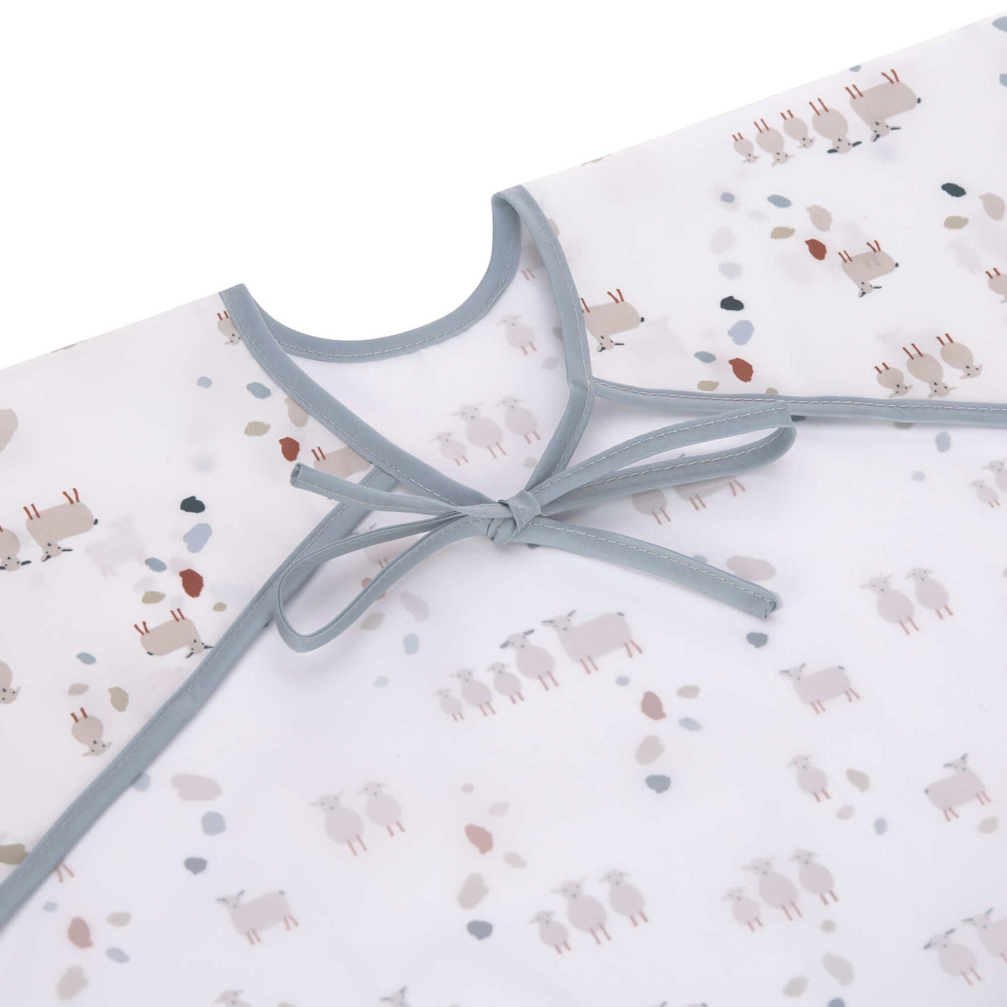 Lässig Ärmellätzchen (2 Stk) Long Sleeve Bib, Tiny Farmer Schaf Rückansicht