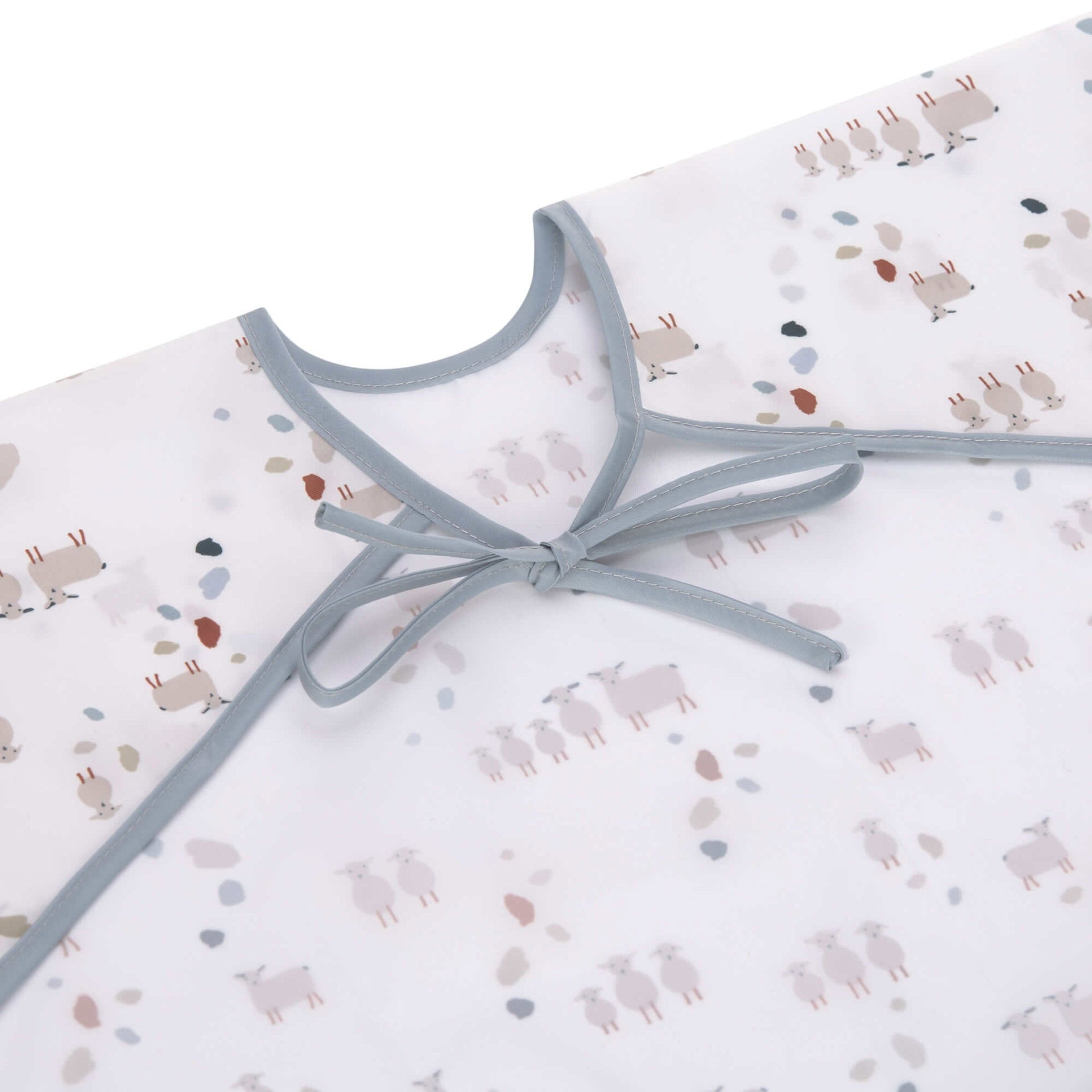 Lässig Ärmellätzchen (2 Stk) Long Sleeve Bib, Tiny Farmer Schaf Rückansicht