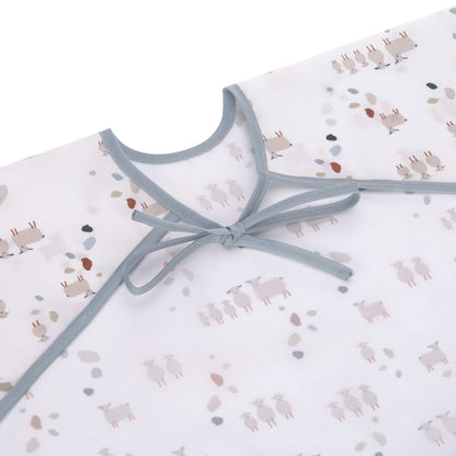Lässig Ärmellätzchen (2 Stk) Long Sleeve Bib, Tiny Farmer Schaf Rückansicht