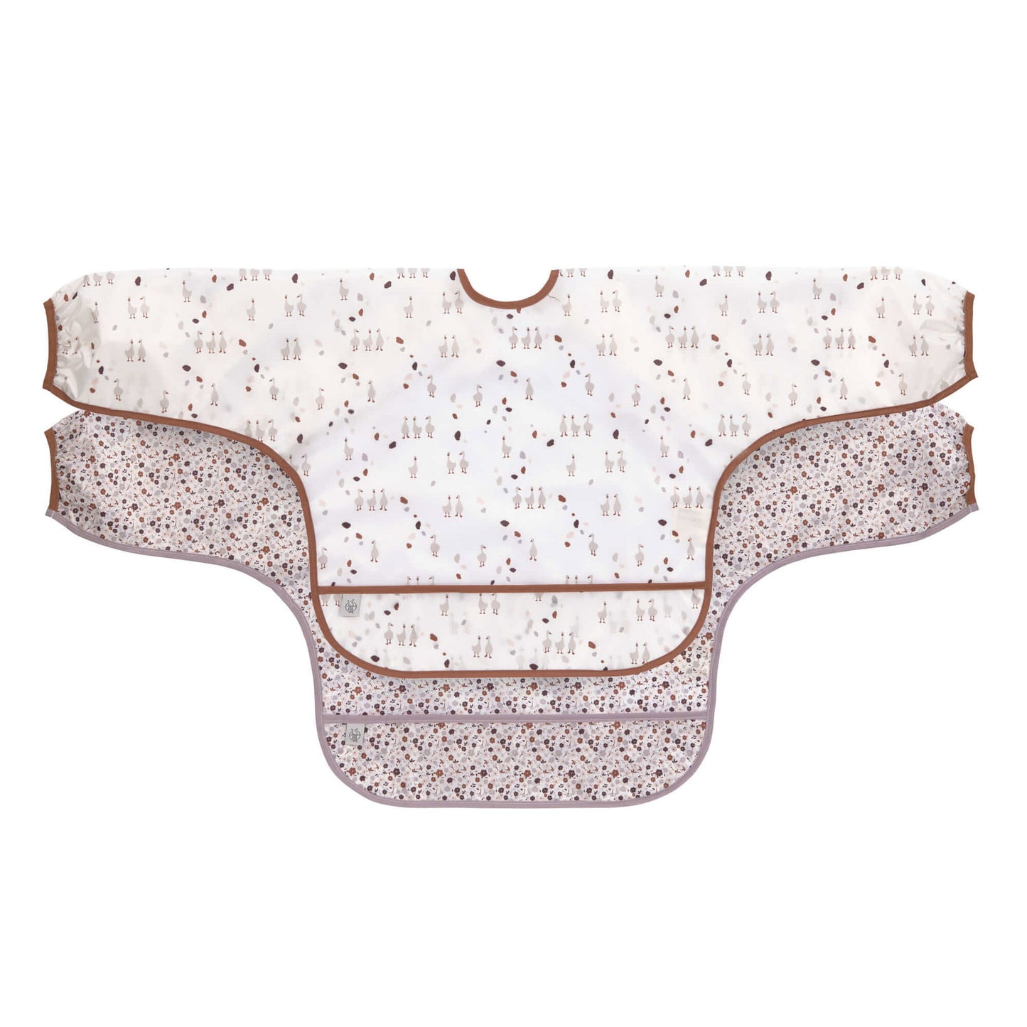 Ärmellätzchen (2 Stk) Long Sleeve Bib, Tiny Farmer Gans Studio Aufnahme