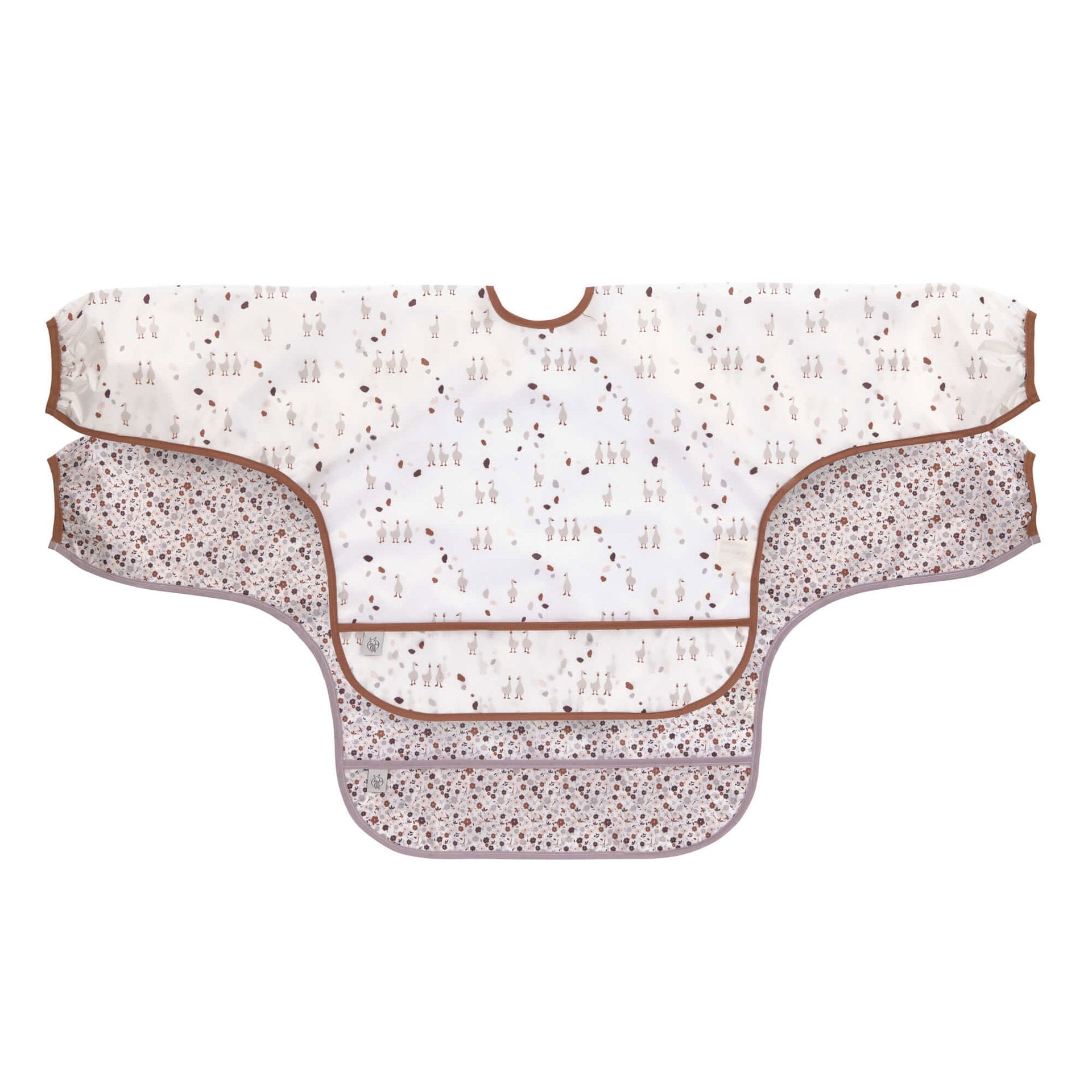 Ärmellätzchen (2 Stk) Long Sleeve Bib, Tiny Farmer Gans Studio Aufnahme