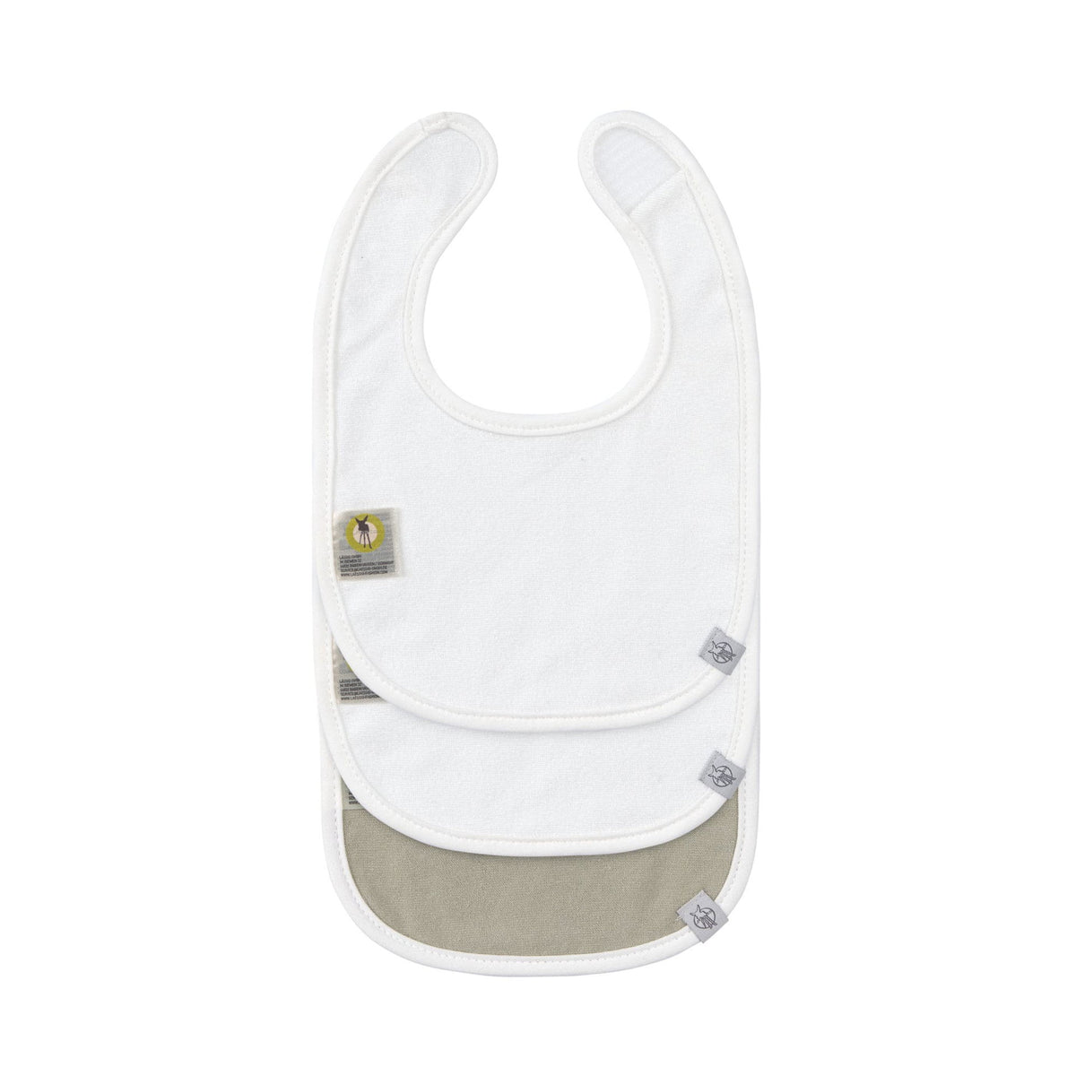 Spucklätzchen 3er Set, Happy Fruits, Khaki