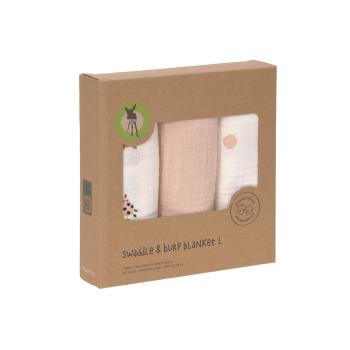 laessig Mulltücher 3er Set 85 x 85 cm mit Verpackung