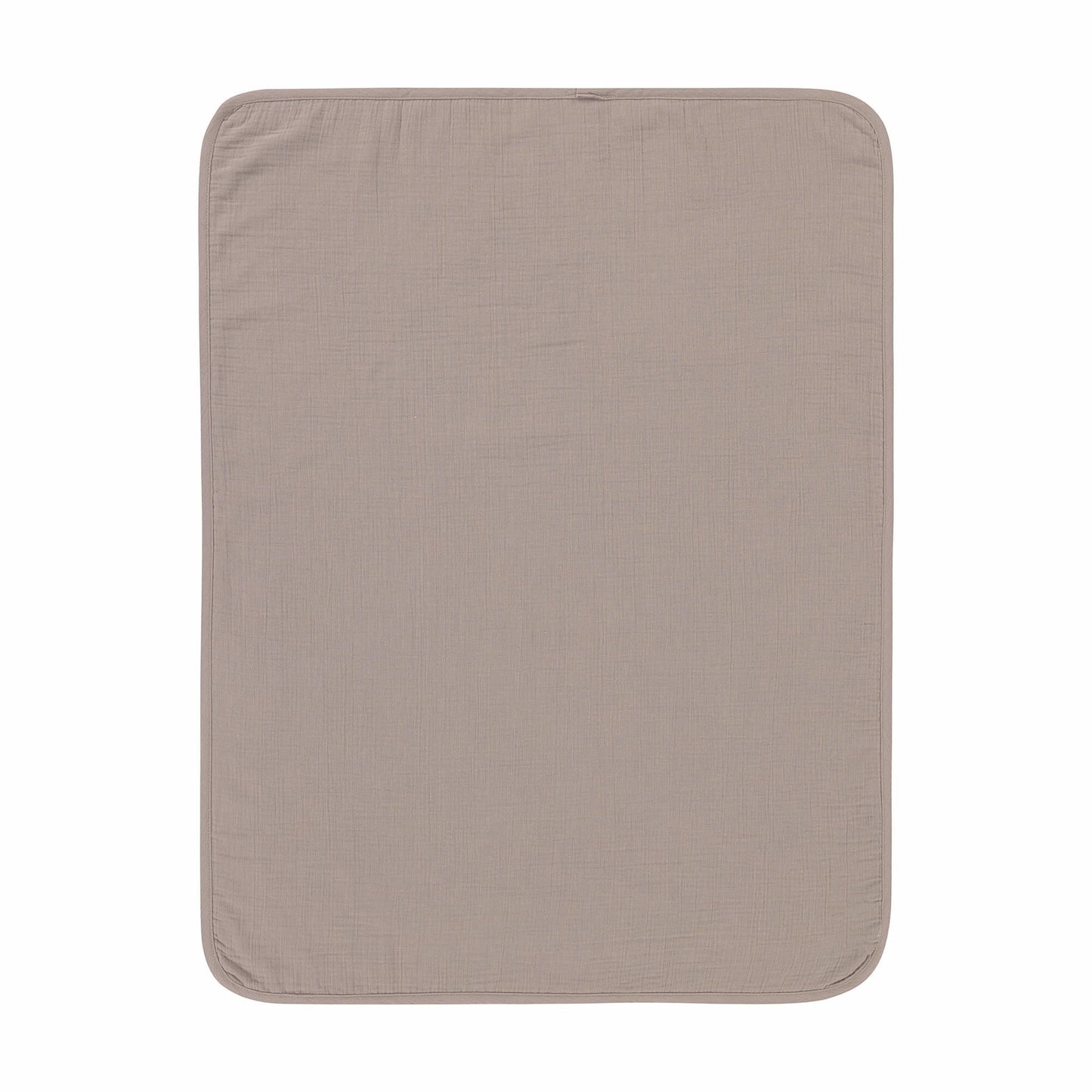 Lässig Babydecke Bio Baumwolle, Blocks Taupe, Grau Detailansicht