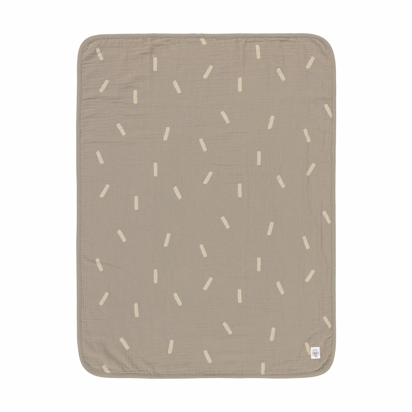 Babydecke Bio Baumwolle, Speckles Olive