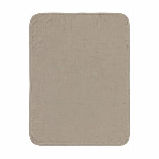 Lässig Babydecke Bio Baumwolle, Speckles Olive Detailansicht