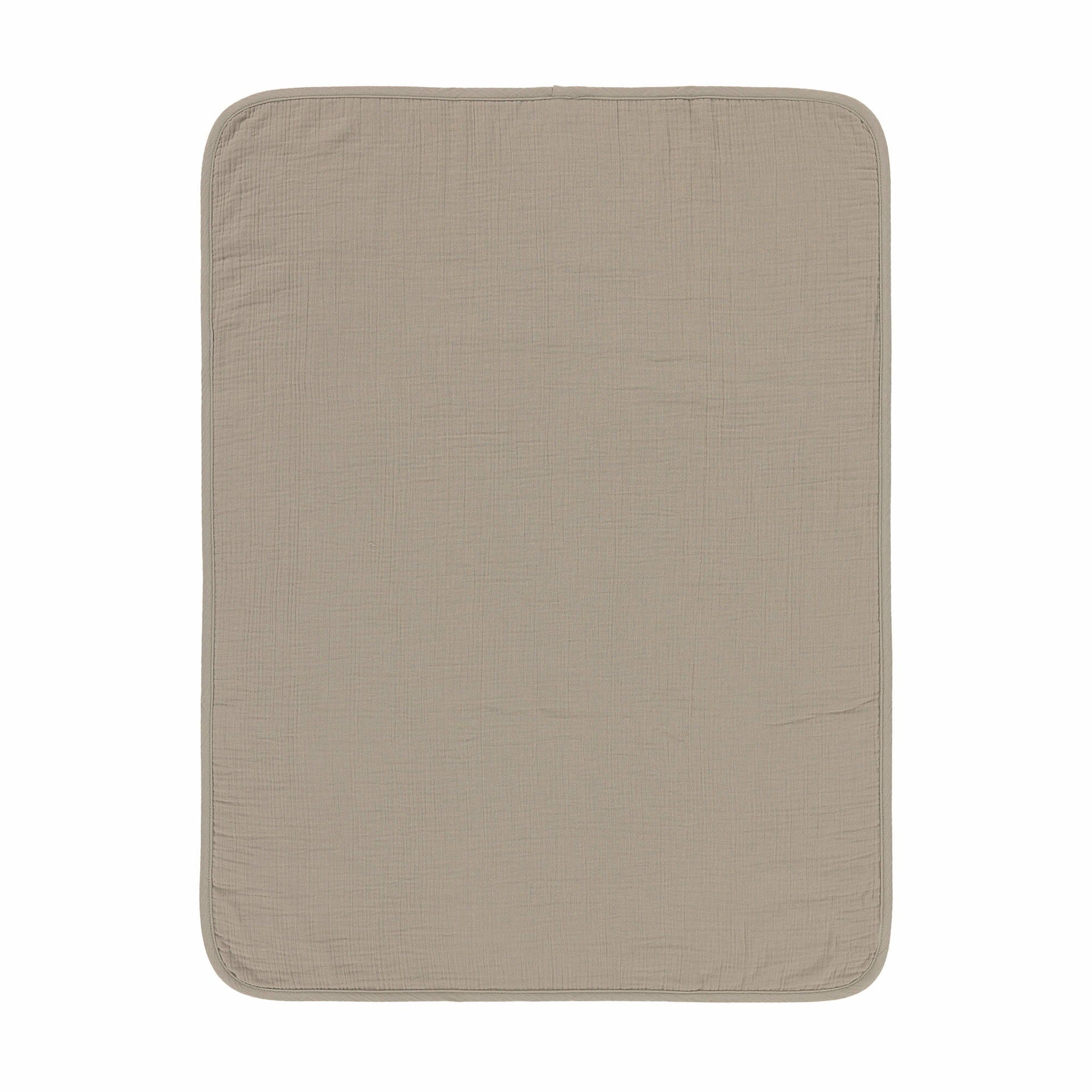 Lässig Babydecke Bio Baumwolle, Speckles Olive Detailansicht