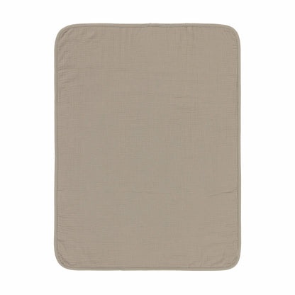 Lässig Babydecke Bio Baumwolle, Speckles Olive Detailansicht
