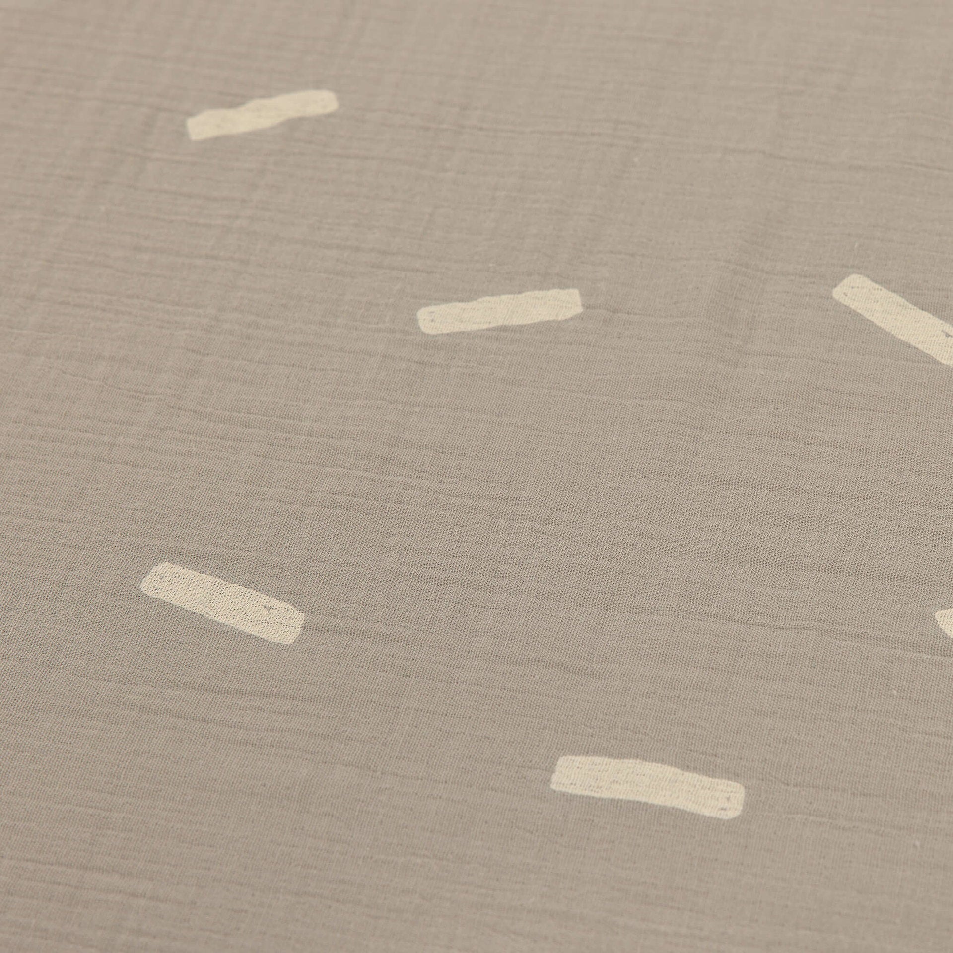 Lässig Babydecke Bio Baumwolle, Speckles Olive Seitenansicht