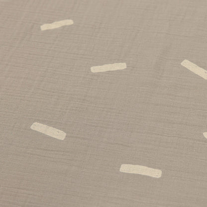 Lässig Babydecke Bio Baumwolle, Speckles Olive Seitenansicht