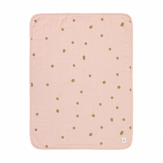Babydecke Bio Baumwolle, Powder Pink, Rosa