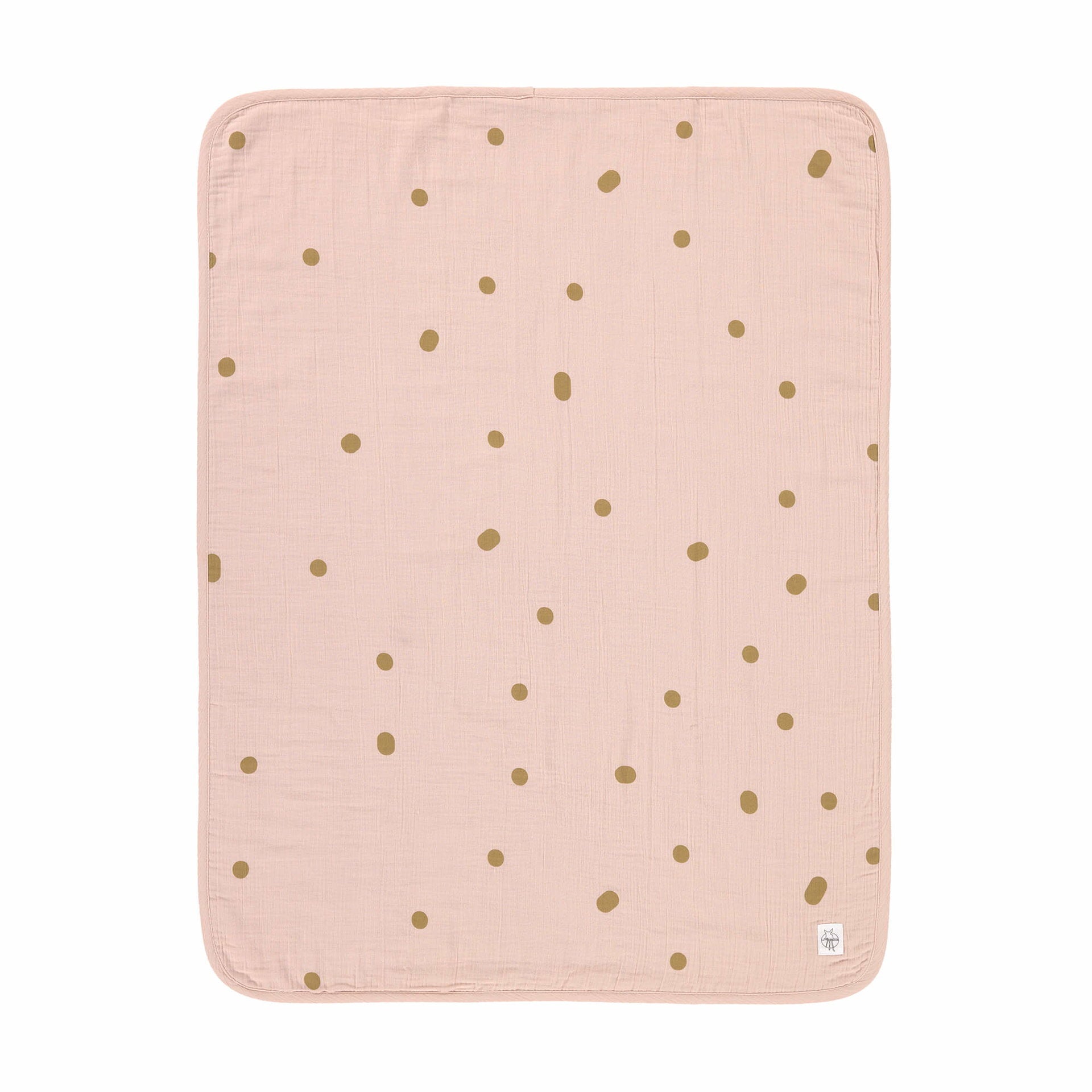 Babydecke Bio Baumwolle, Powder Pink, Rosa