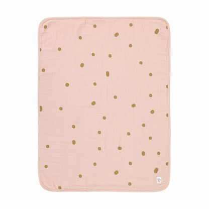 Babydecke Bio Baumwolle, Powder Pink, Rosa