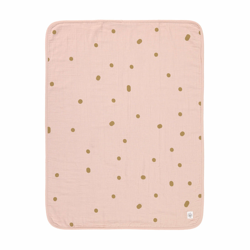 Babydecke Bio Baumwolle, Powder Pink, Rosa