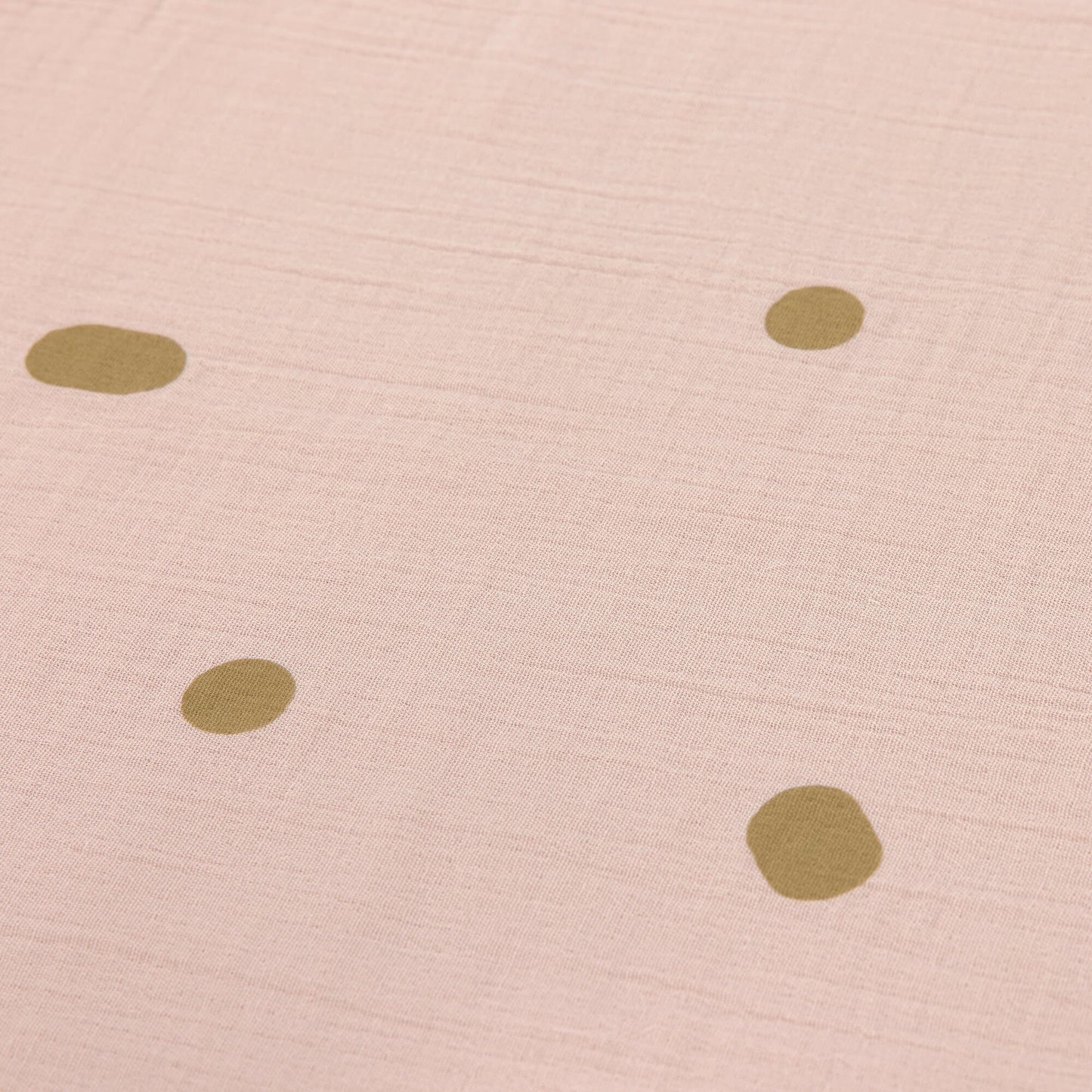 Lässig Babydecke Bio Baumwolle, Powder Pink, Rosa Seitenansicht