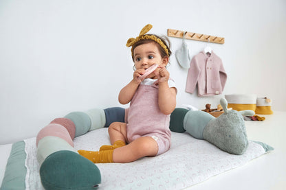 Lässig Baby Silikon Beißring Teether, Garden Explorer Mushroom Rückansicht