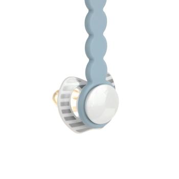 Lässig Schnullerkette hellblau - Tiny Smile