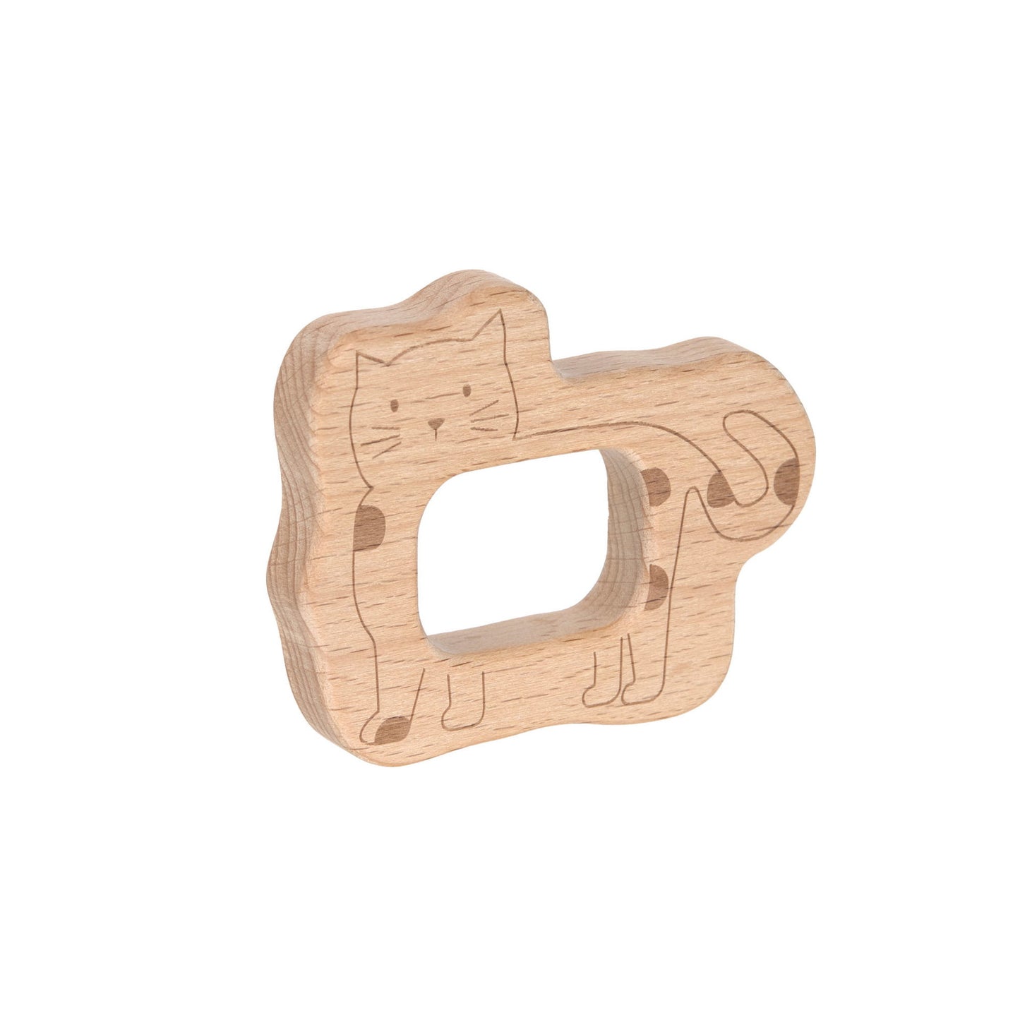 Lässig Beißring Holz 4 teilig, Little Mateys Maße