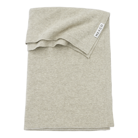 Meyco Decke Knit Basic Sand Melange Studio