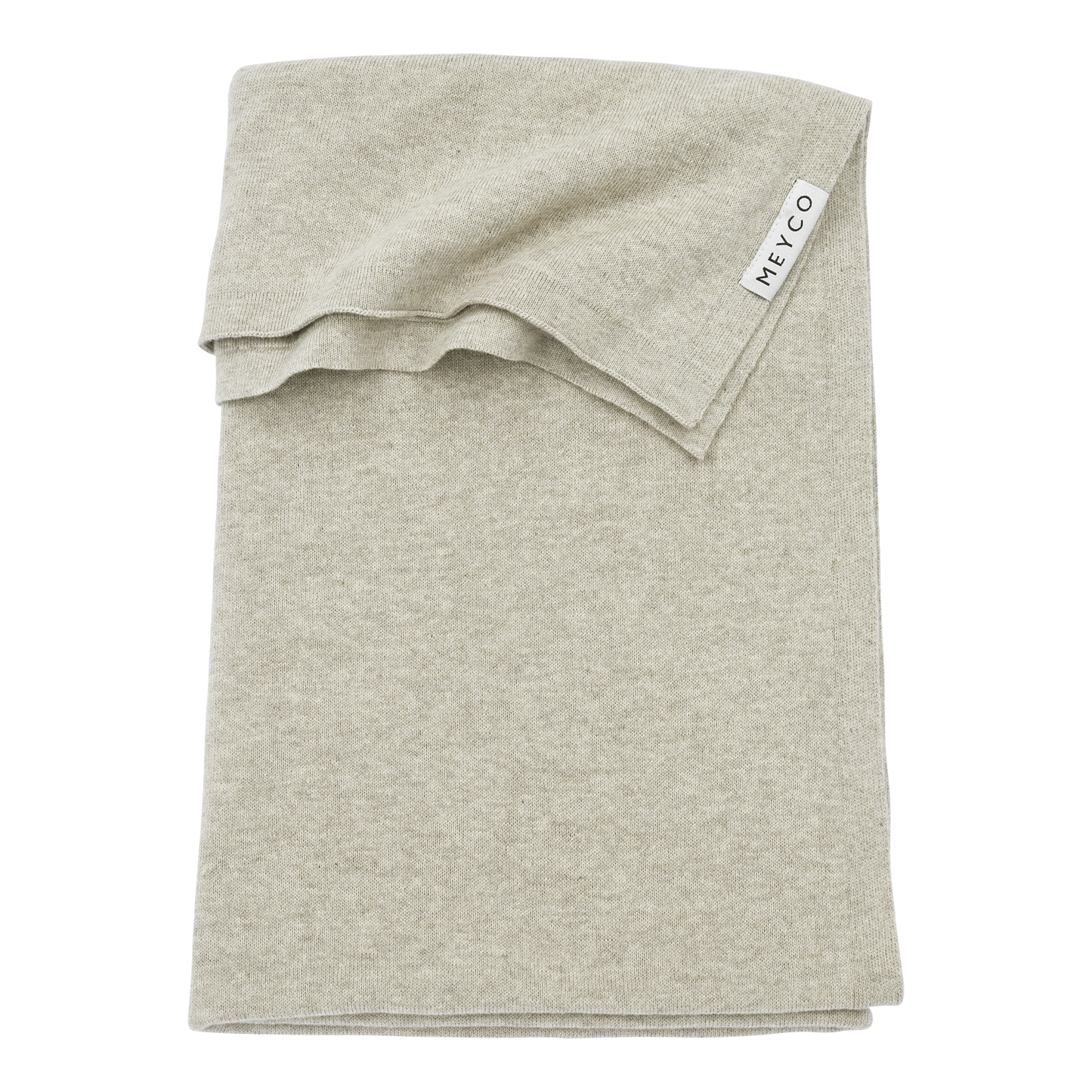 Meyco Decke Knit Basic Sand Melange Studio