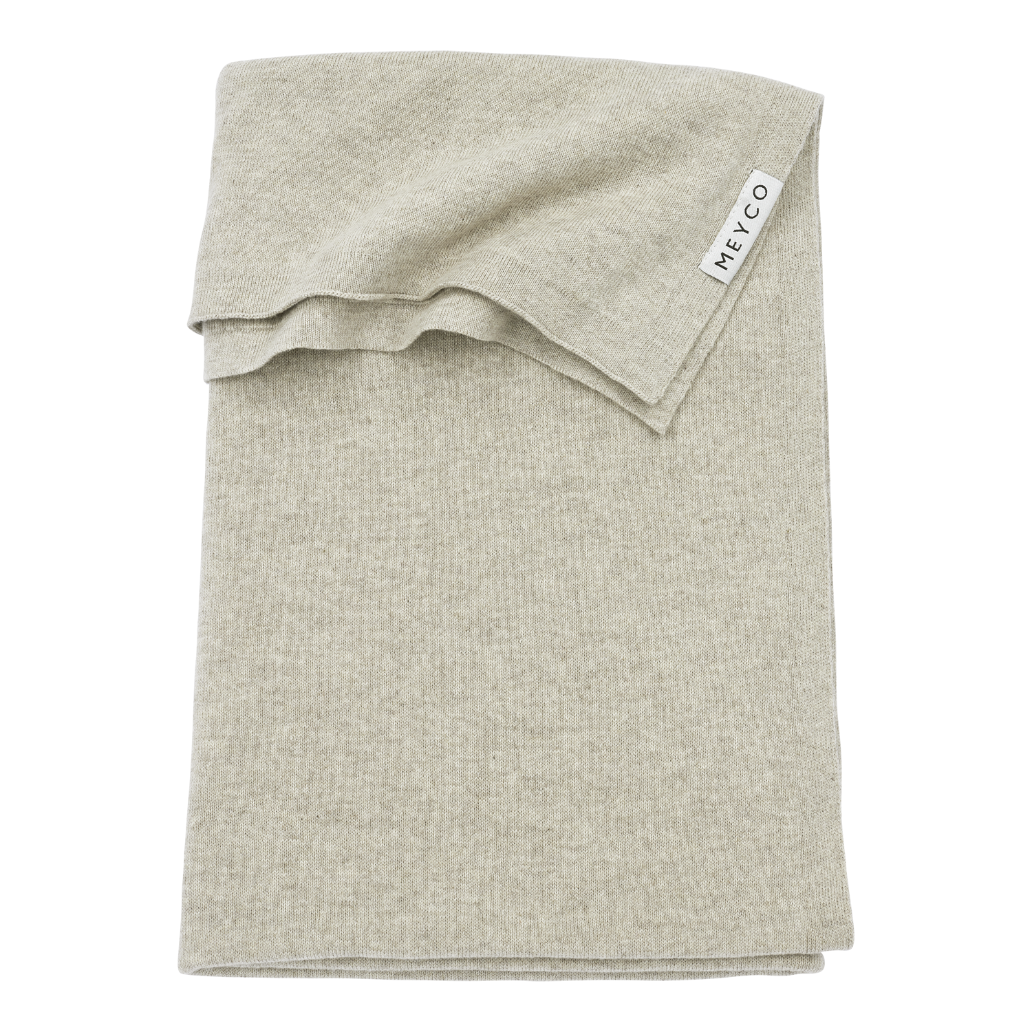 Meyco Decke Knit Basic Sand Melange Studio