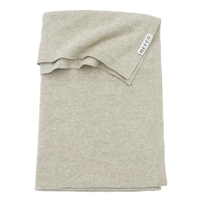 Meyco Decke Knit Basic Sand Melange Studio