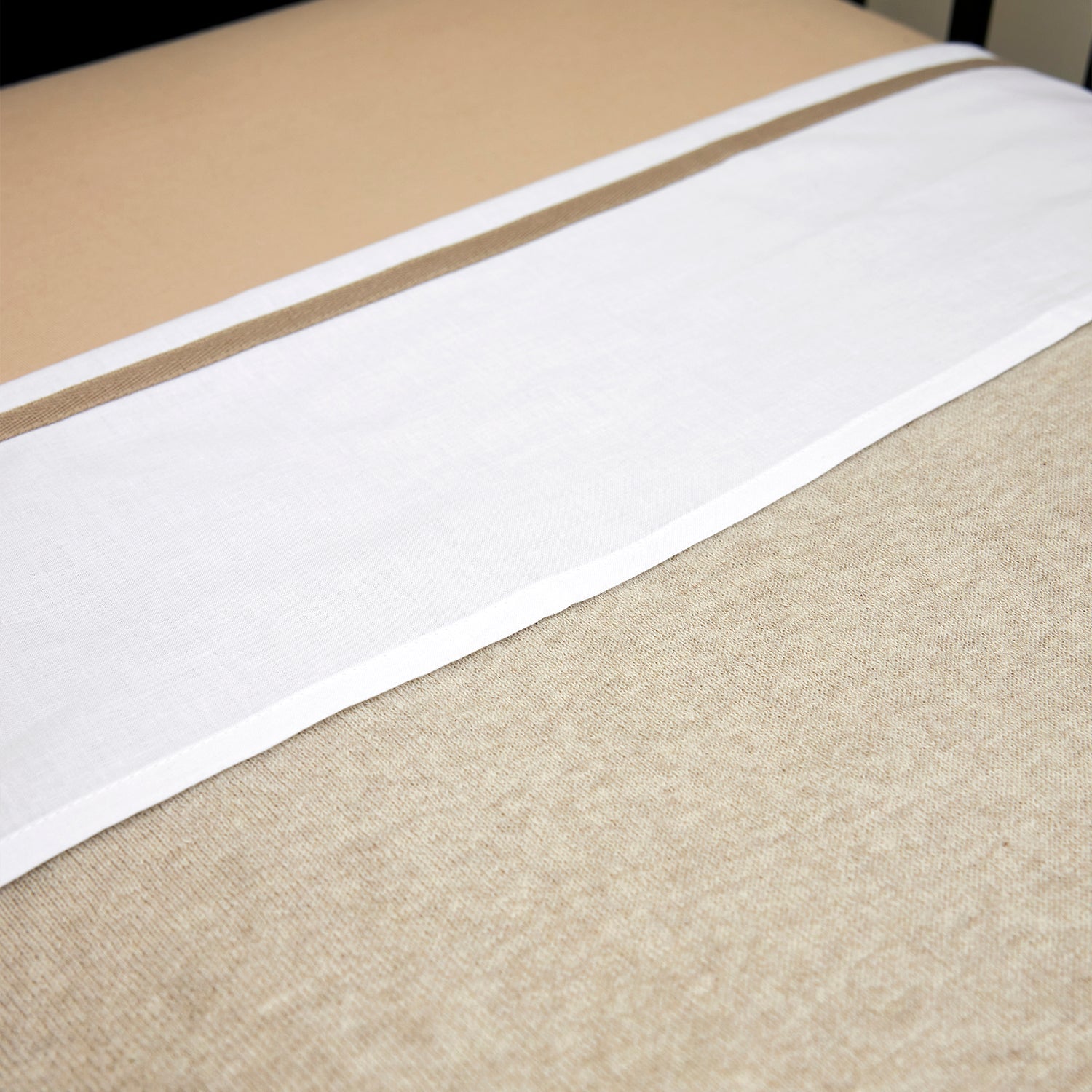 Meyco Decke Knit Basic Sand Melange