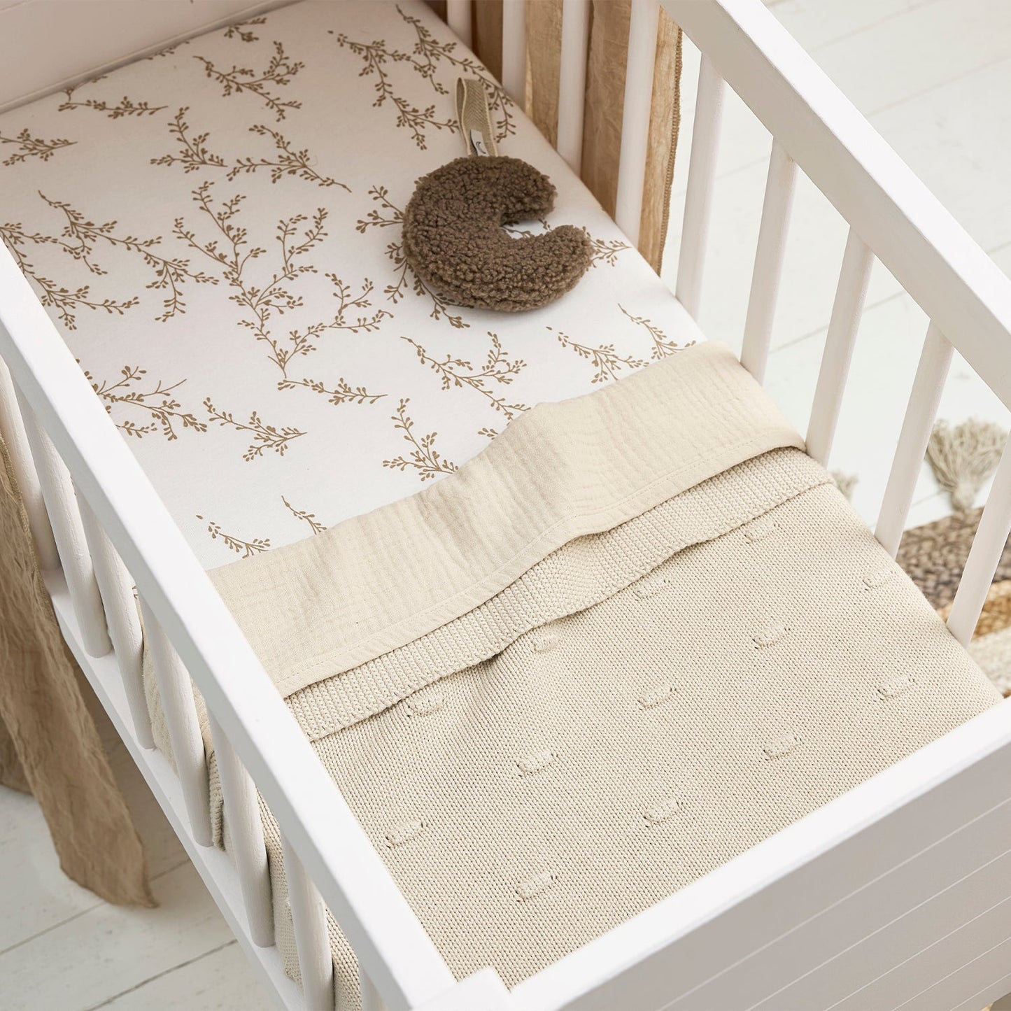 Meyco Decke Knots Soft sand