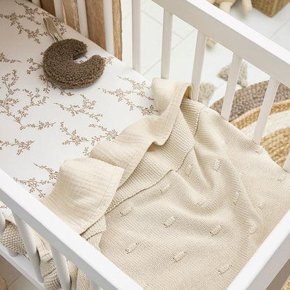 Meyco Decke Knots Soft sand