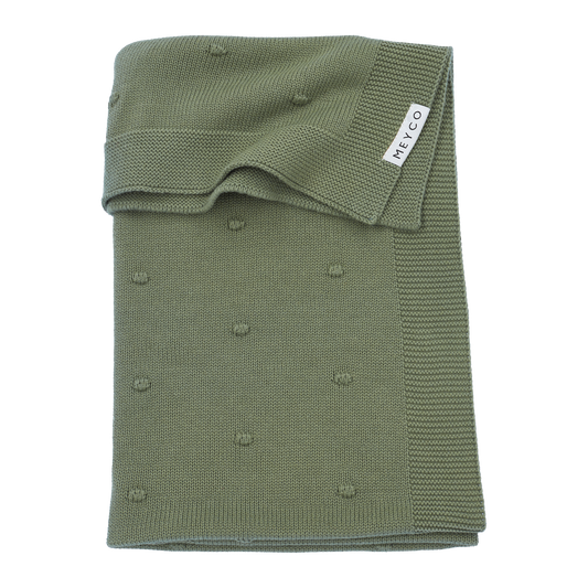 Meyco Decke Mini Knots Forest Green Studio