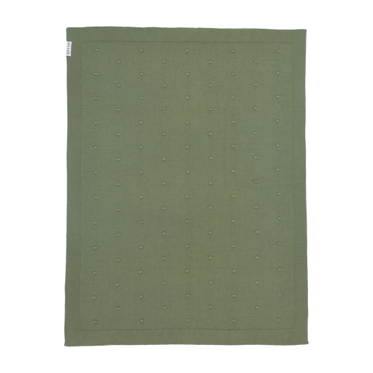 Meyco Decke Mini Knots Forest Green
