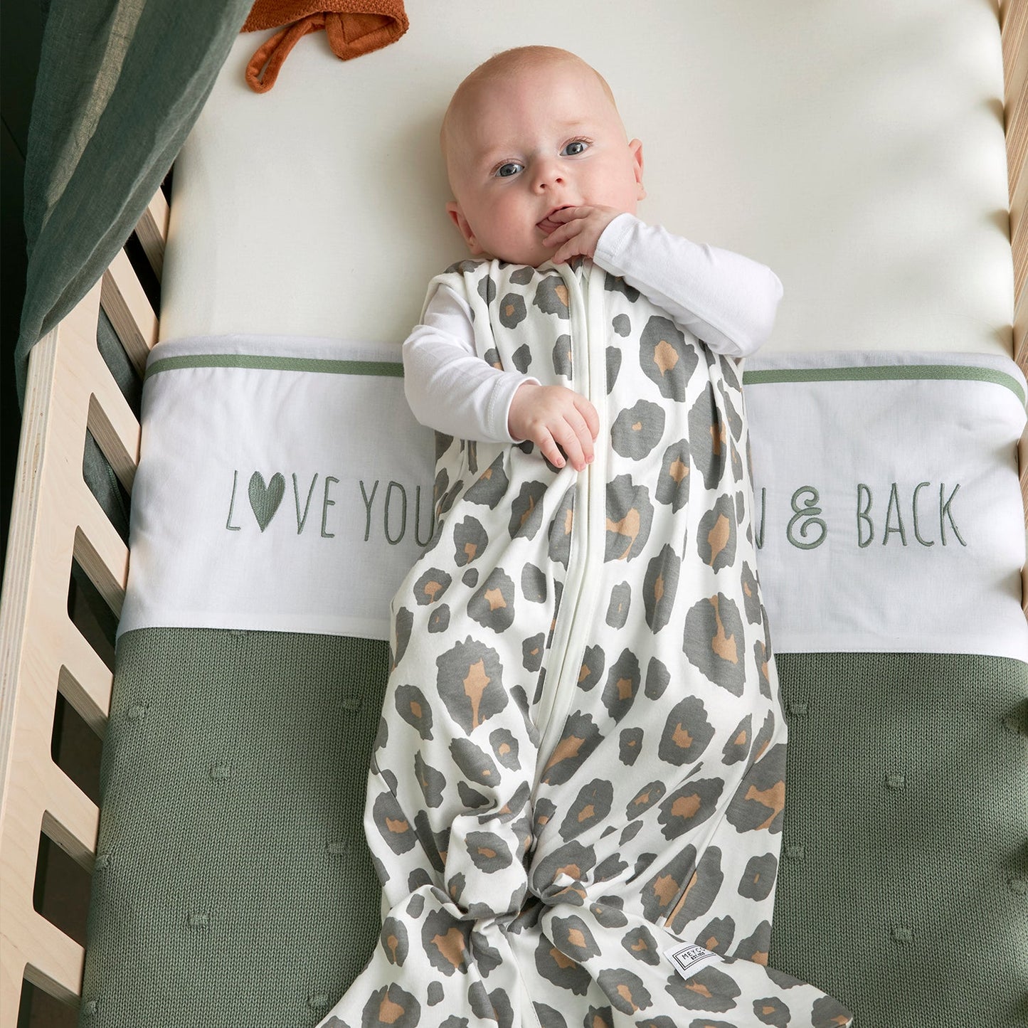 Meyco Decke Mini Knots Forest Green