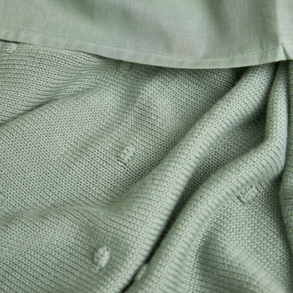 Meyco Decke Mini Knots Forest Green