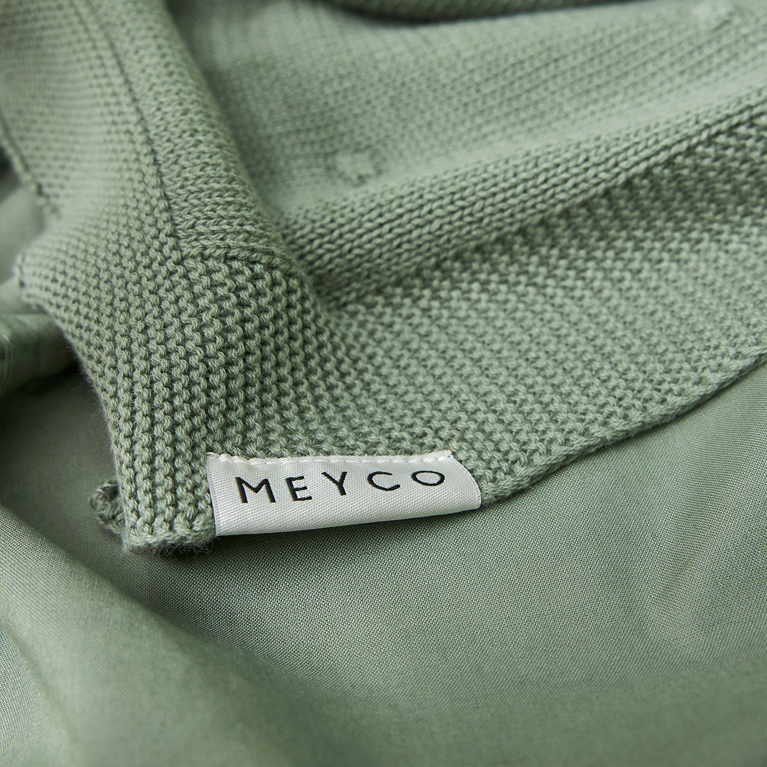Meyco Decke Mini Knots Forest Green
