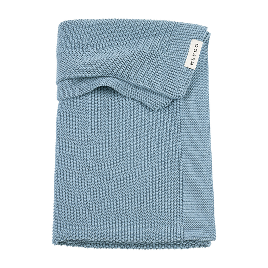 Meyco Decke Mini Relief Jeans Blue Studio