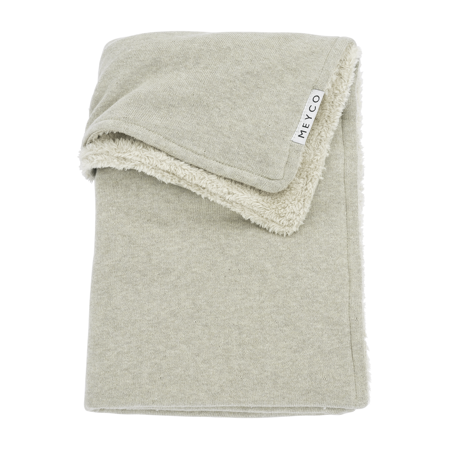Meyco Decke Knit Basic teddy Sand Melange Studio