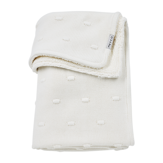 Meyco Decke Knots teddy Offwhite Studio