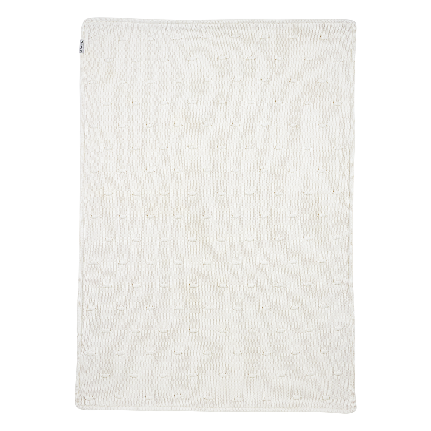 Meyco Decke Knots teddy Offwhite
