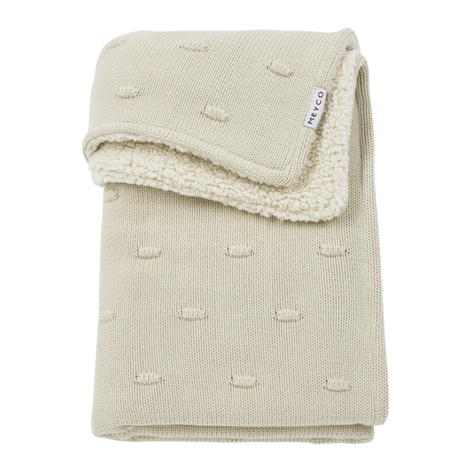 Meyco Decke Knots teddy Soft sand Studio