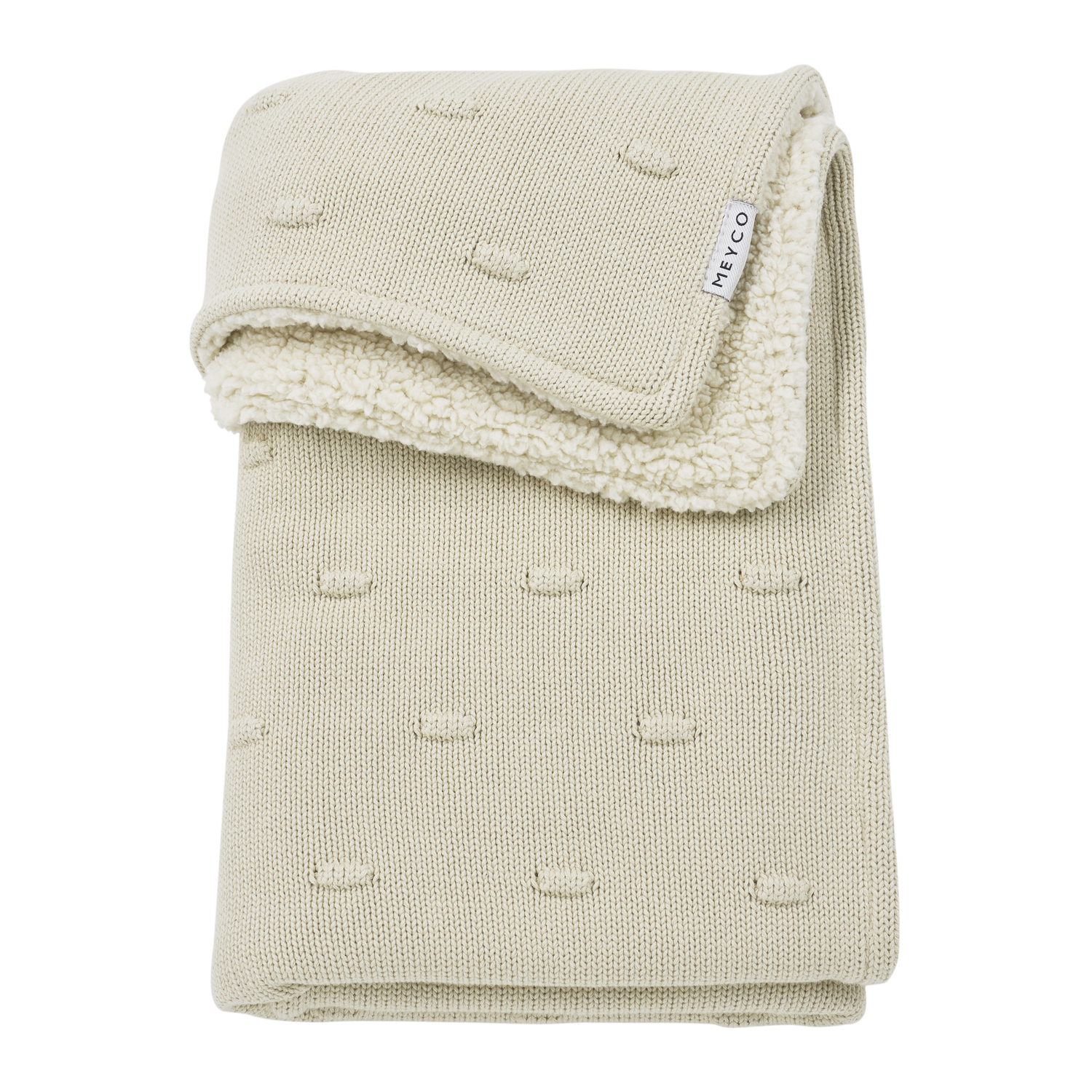 Meyco Decke Knots teddy Soft sand Studio