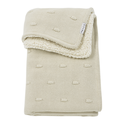 Meyco Decke Knots teddy Soft sand